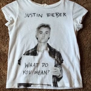 Justin Bieber, what do you mean t-shirt